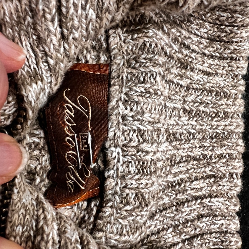 Tasso Elba half-zip mock-neck sweater. - Picture 7 of 7